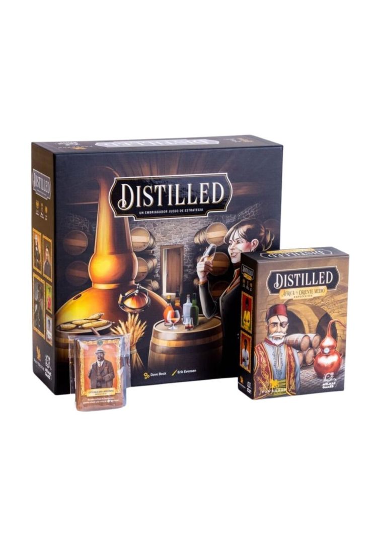 Distilled Edición Kickstarter + Expansión África + Mini-expansión-2