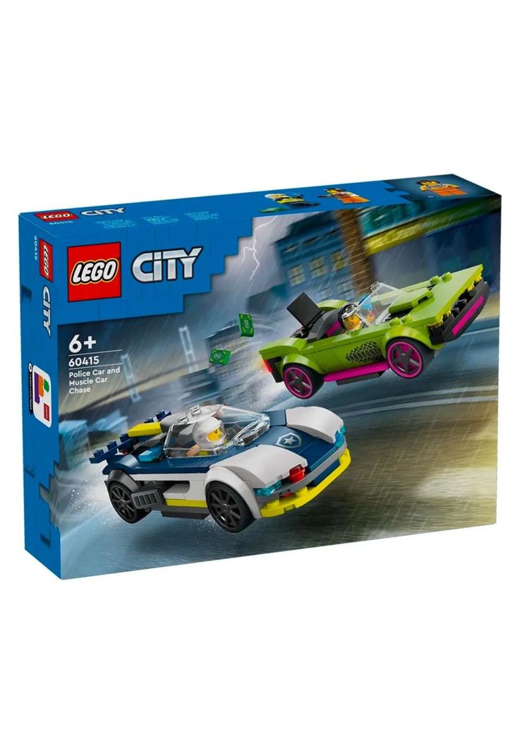 Lego Auto de Policía y Potente Auto Deportivo-0