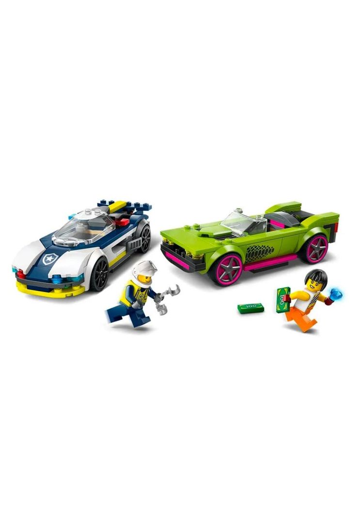 Lego Auto de Policía y Potente Auto Deportivo-1