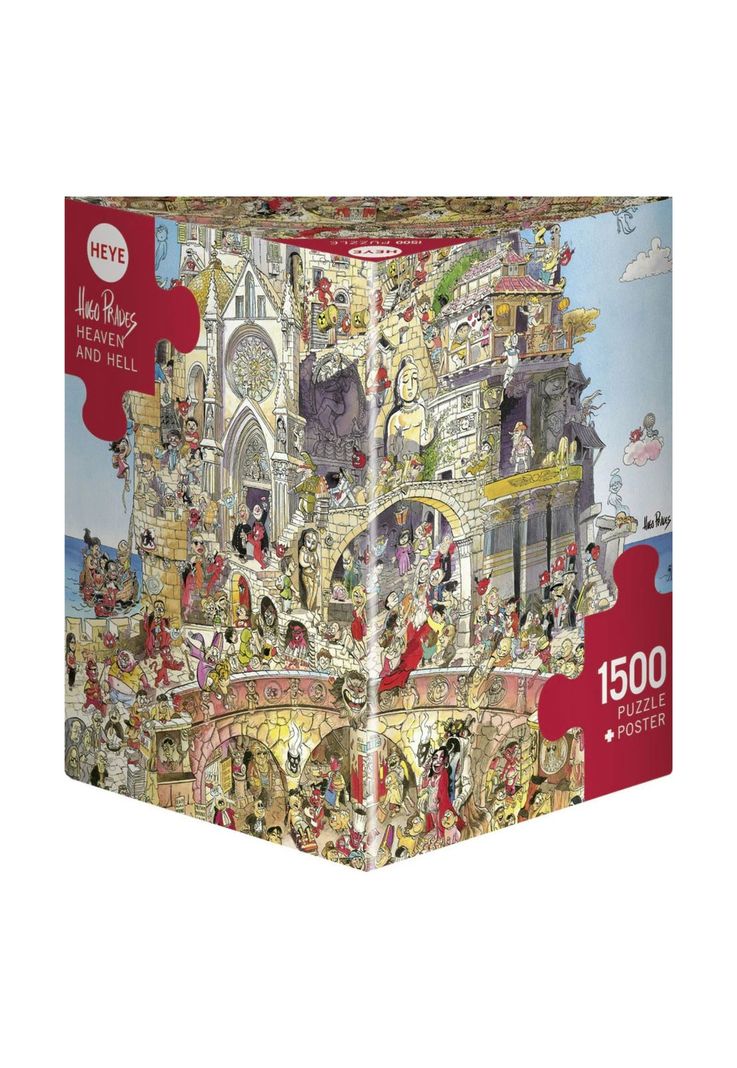 Puzzle Heye 1500 - Heaven and Hell-0