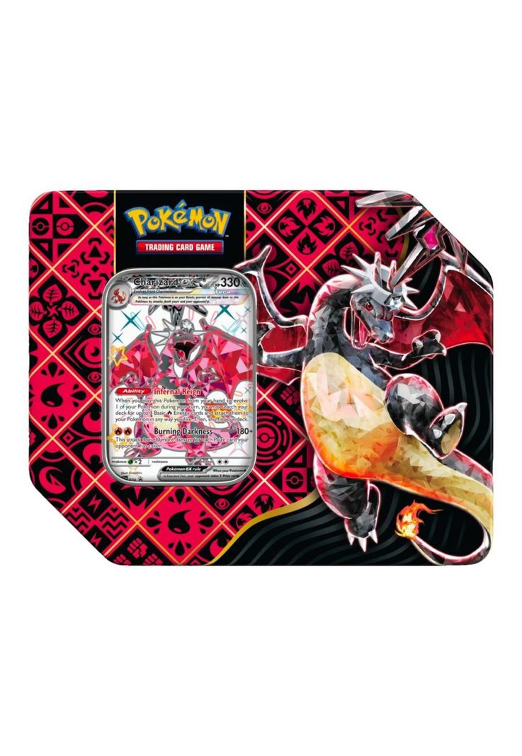Pokémon Paldean Fates Tin Ingles Charizard Ex-0