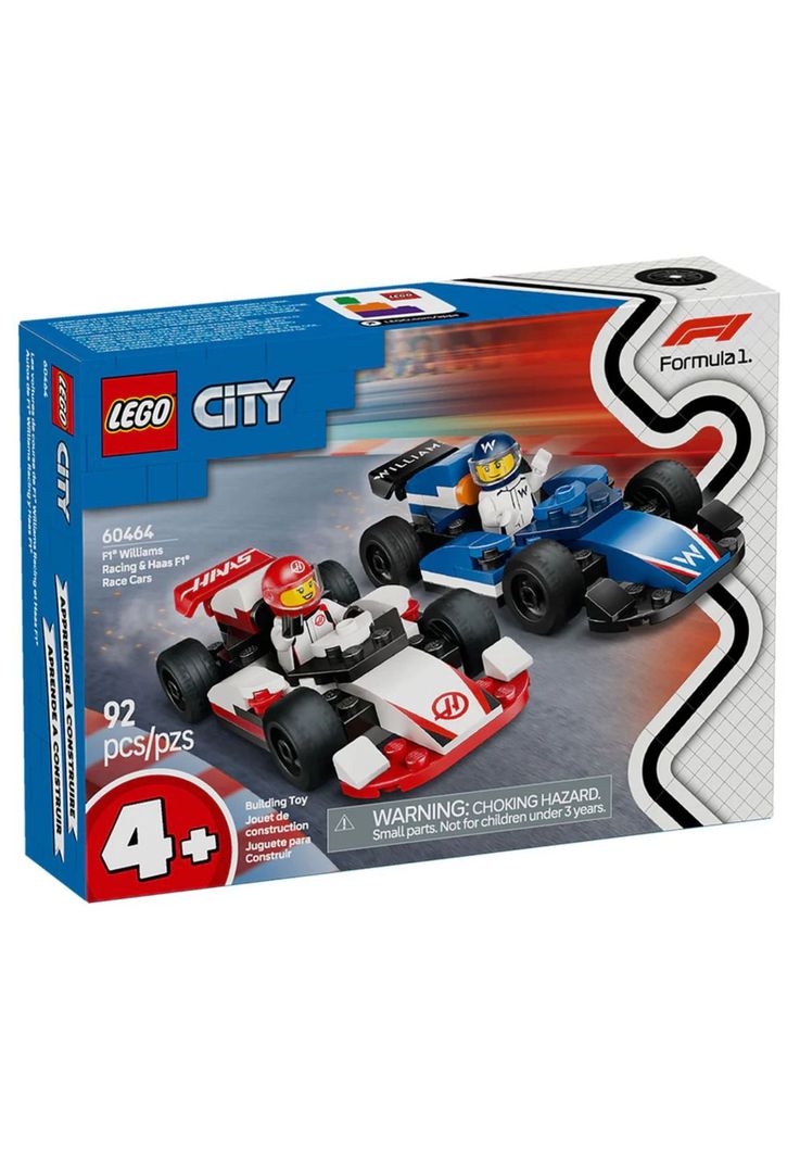 Lego City Piloto de F1 Williams Racing y Haas F1 (60464)-0