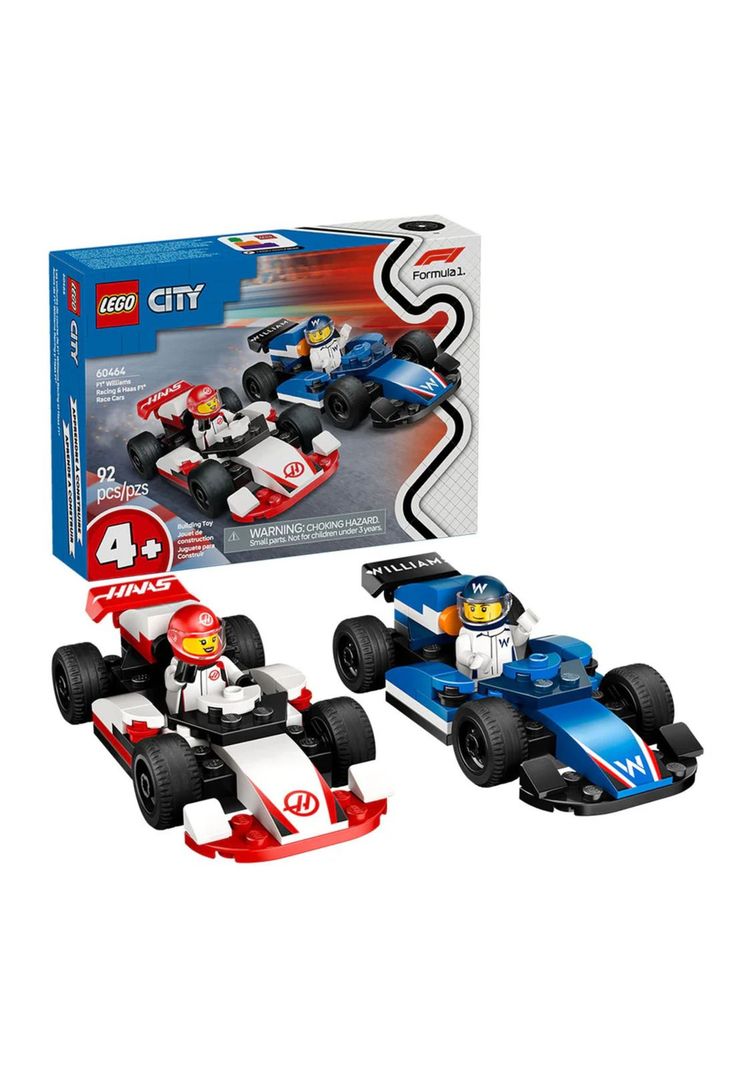Lego City Piloto de F1 Williams Racing y Haas F1 (60464)-2