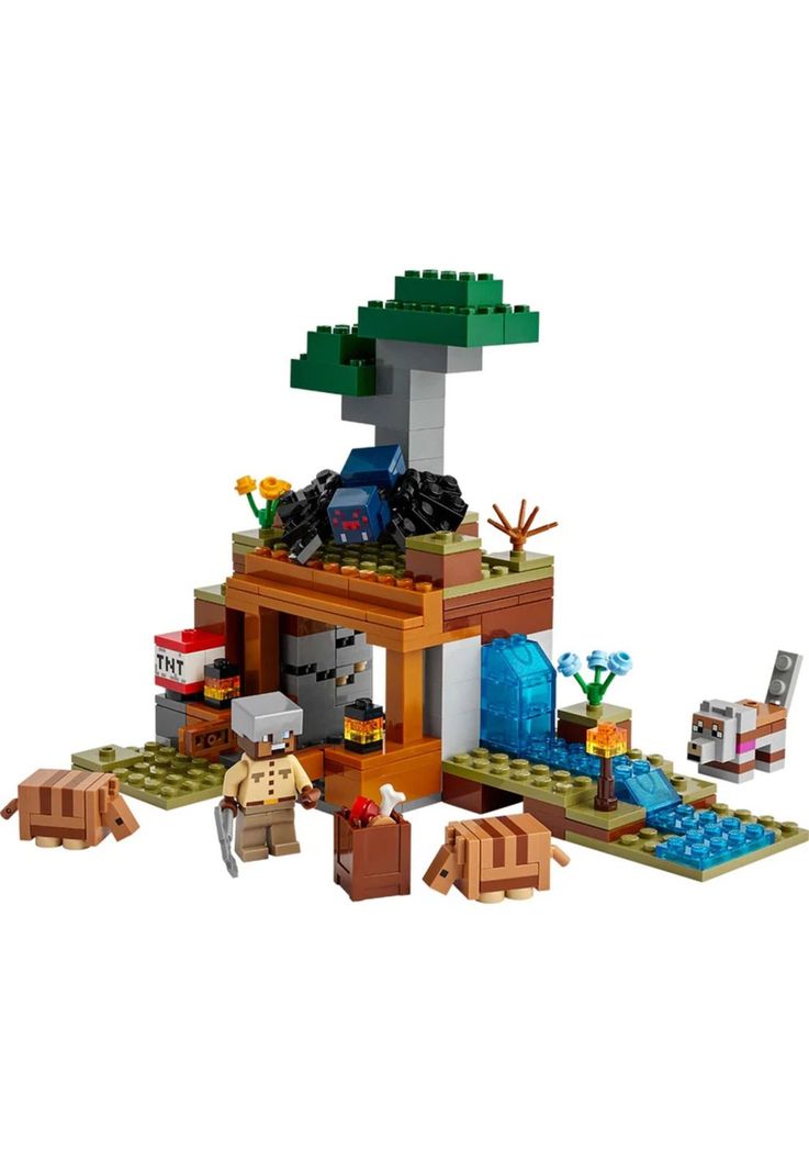 Lego Minecraft La Expedición a la Mina del Armadillo (21269)-1