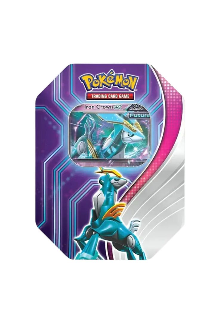 Pokémon Paradox Destinies Tin Iron Crown Ex Inglés-0