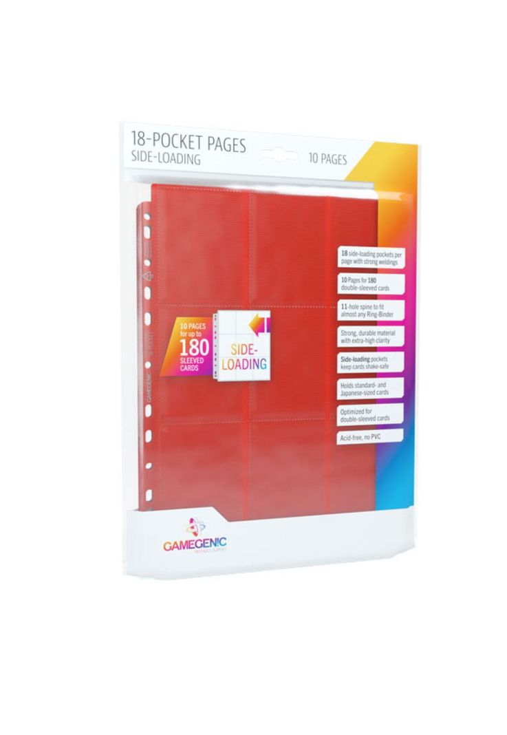 Hojas de Carpeta 50 Páginas Sideloading 18-Pocket Variedades-3