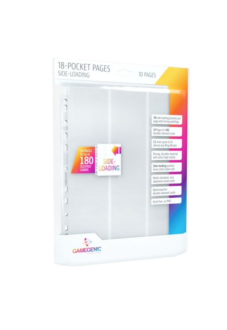 Hojas de Carpeta 50 Páginas Sideloading 18-Pocket Variedades-4