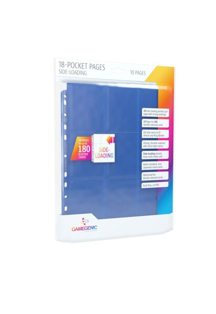 Hojas de Carpeta 50 Páginas Sideloading 18-Pocket Variedades-1