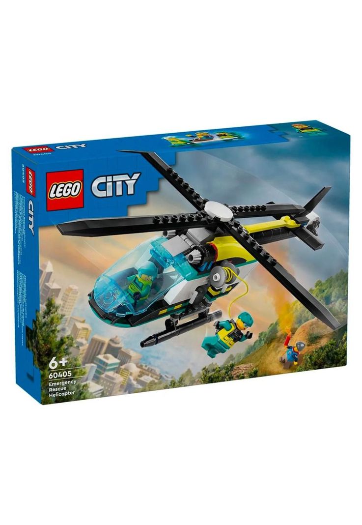 Lego Helicóptero de Rescate para Emergencias-0