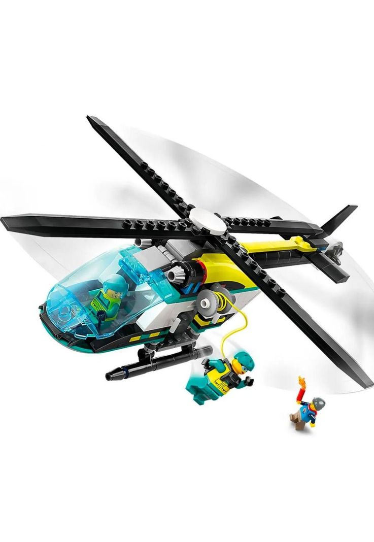 Lego Helicóptero de Rescate para Emergencias-2