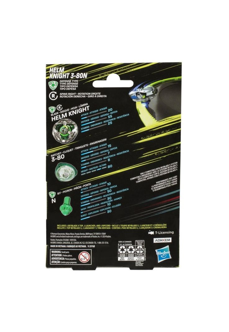 Beyblade X Kit Inicial Helm Knight-1