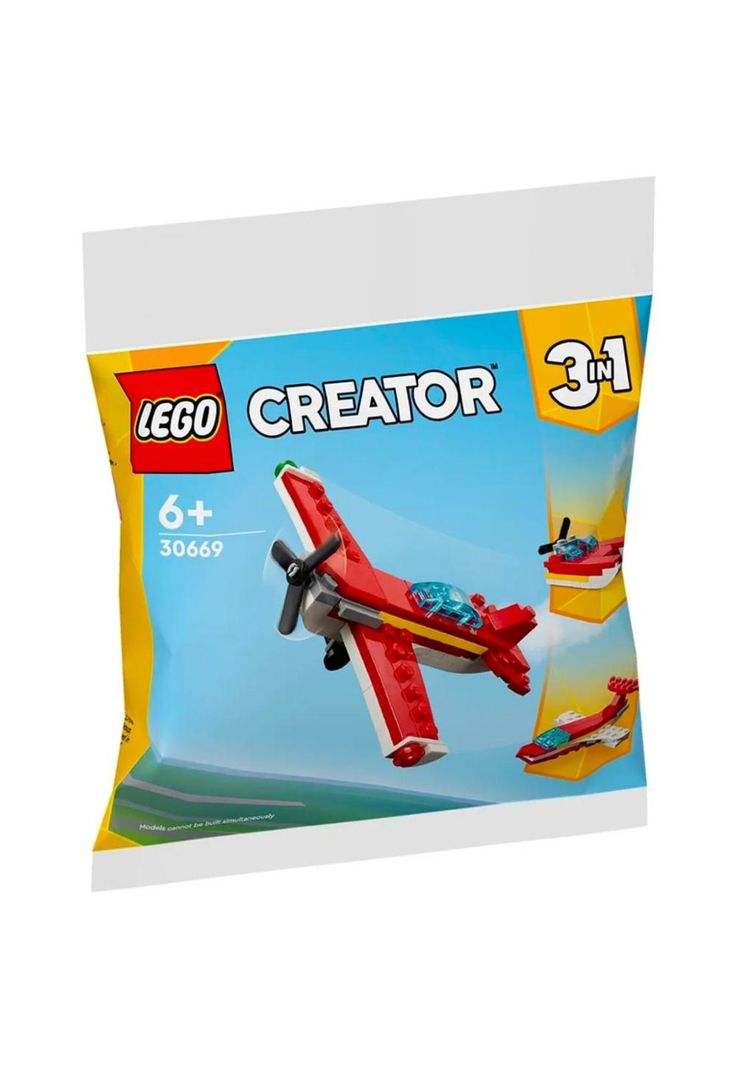 Lego Avión Rojo Clásico-0