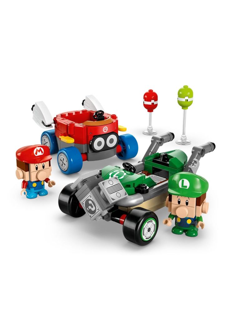 Lego Mario Kart: Bebé Mario vs. Bebé Luigi (72034)-1