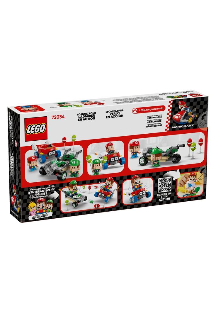 Lego Mario Kart: Bebé Mario vs. Bebé Luigi (72034)-2