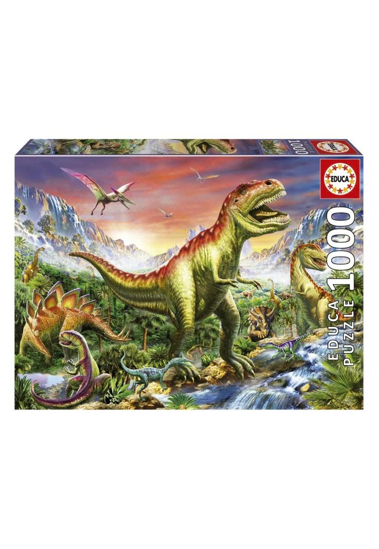 Puzzle Rompecabezas 1000 piezas Bosque Jurasico Educa-0