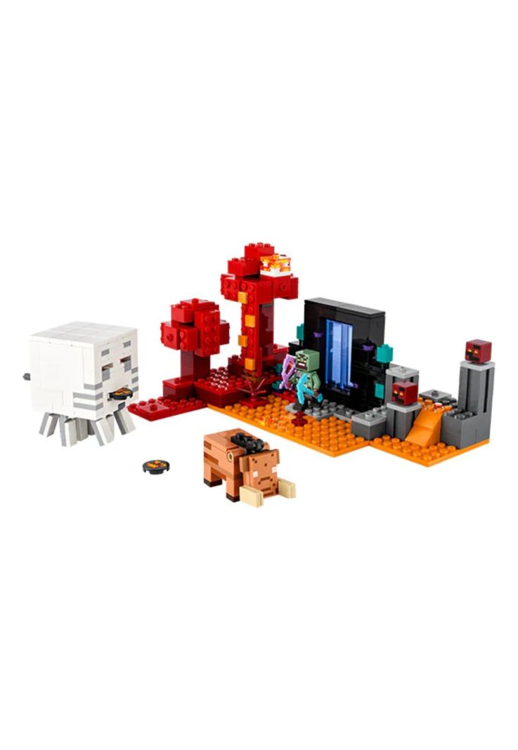 Lego Minecraft La Trampa del Portal del Inframundo (21255)-2