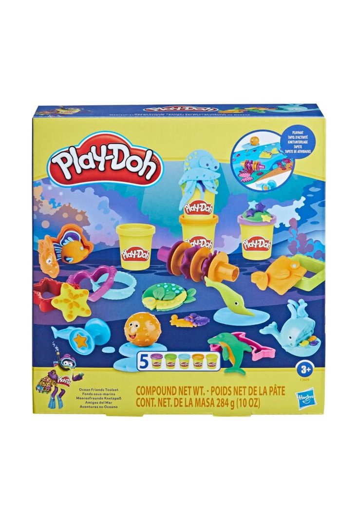 Play Doh Set De Herramientas Amigos del Mar-0