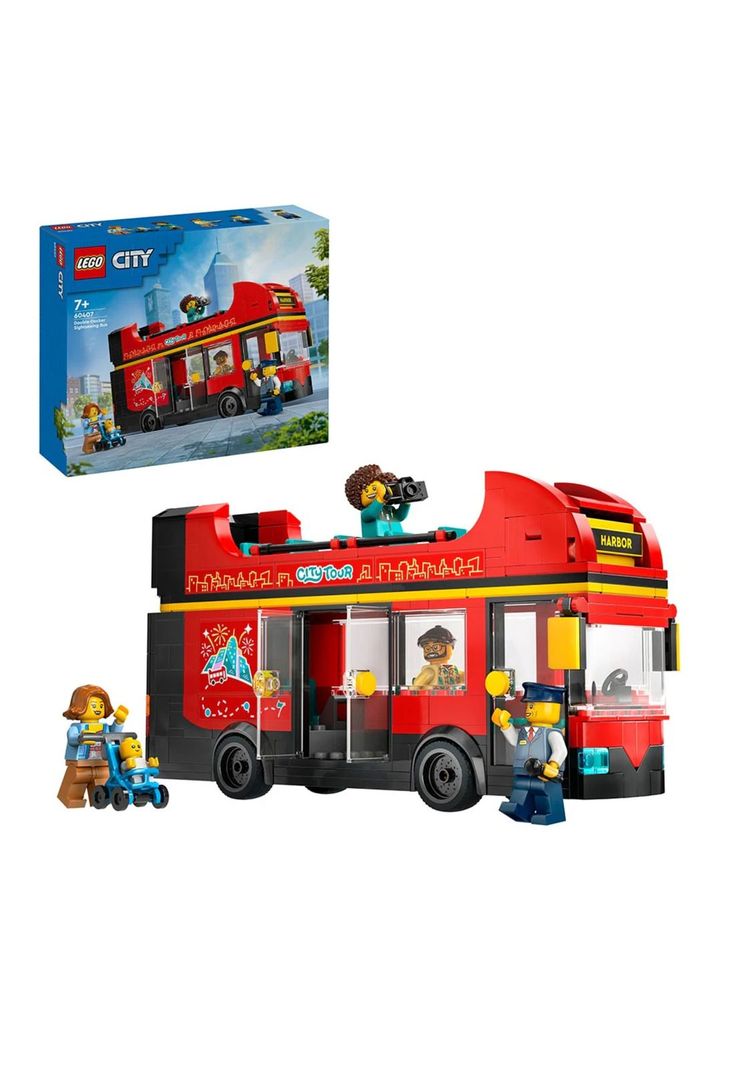 Lego City Autobús Turístico Rojo De Dos Pisos (60407)-2