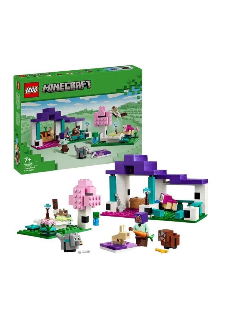 Lego Minecraft El Santuario De Animales-1