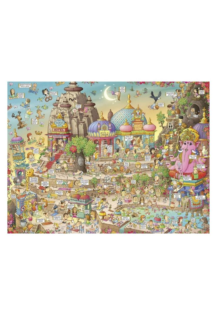 Puzzle Heye 1500 - Yogaland-1