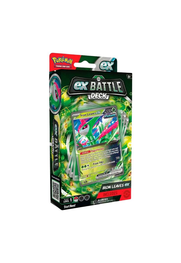 Pokémon Iron Leaves ex Battle Deck Inglés-0