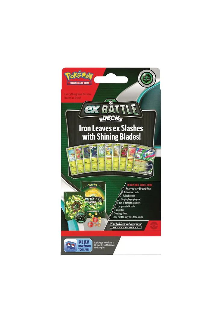 Pokémon Iron Leaves ex Battle Deck Inglés-1