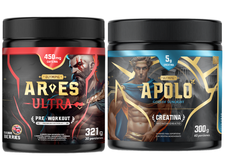 Creatina 300g y pre entreno (450mg cafeína)-0