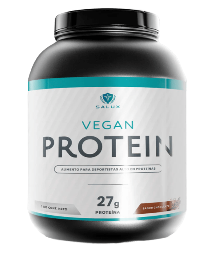 Salux proteína vegana 1kg Chocolate 30 servicios-0