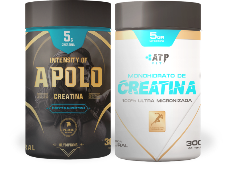 Pack Resistencia Creatina apolo + Creatina ATP-0