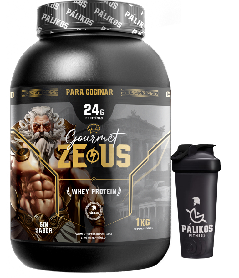 Proteína 100% whey Sin sabor + Shaker Palikos Fitness-0