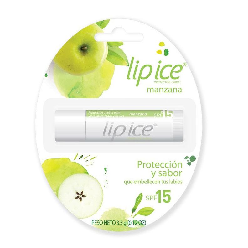 Lip Ice Manzana Spf15 Blanco