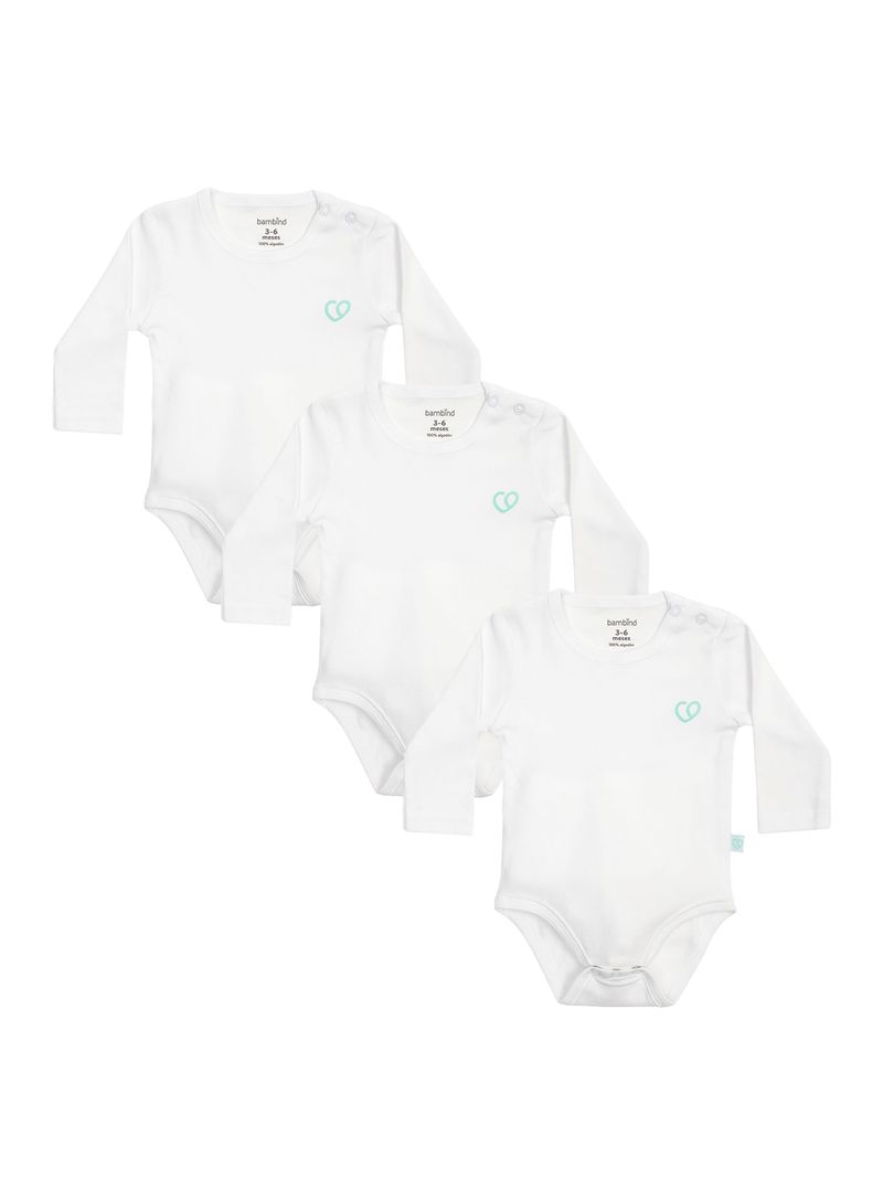 3 Pack Body Blanco Unisex-1
