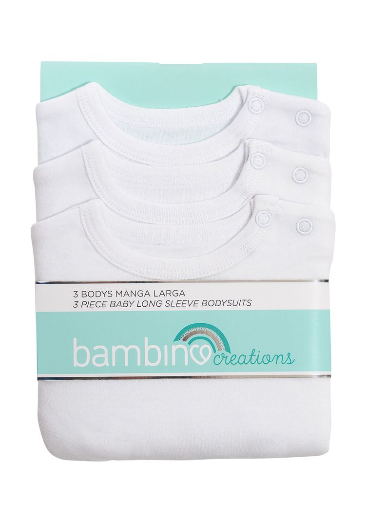 3 Pack Body Blanco Unisex-0