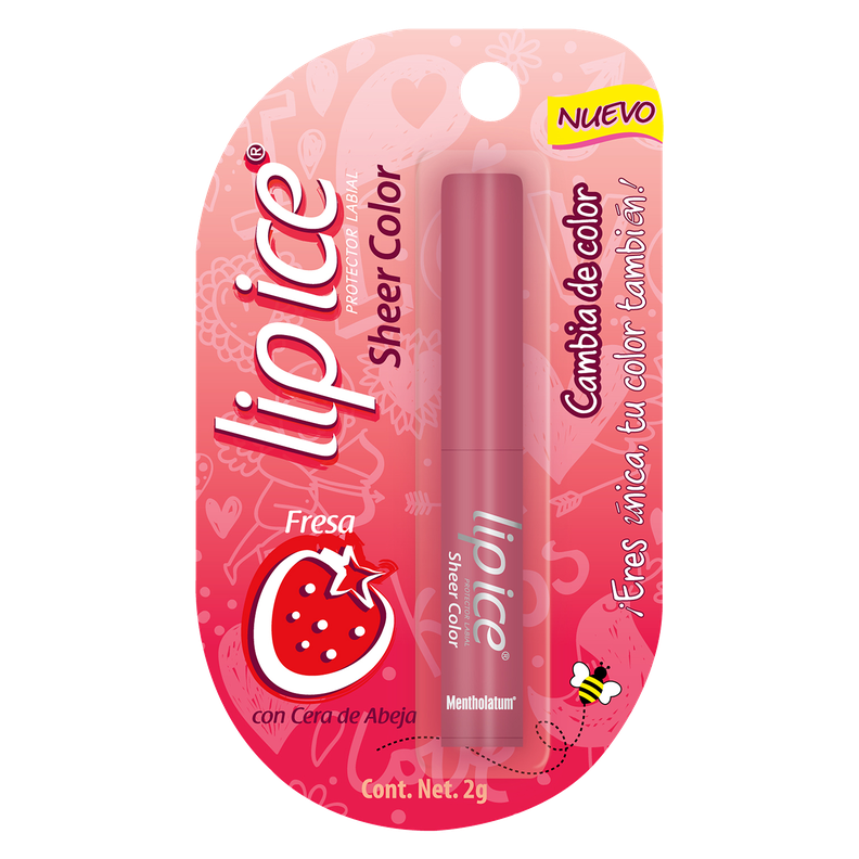 Sheer Color Lip Ice Fresa Blanco