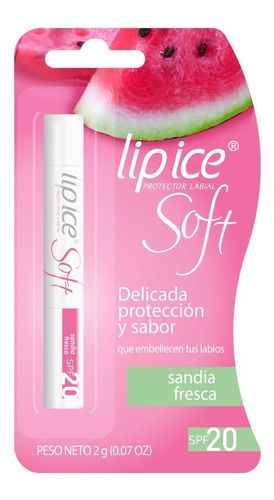 Soft Lip Ice Sandia Spf 20 Blanco