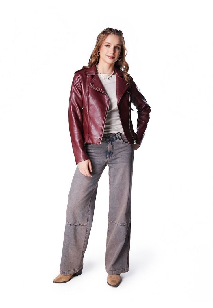 CHAQUETA NIKOS BIKER PU-0