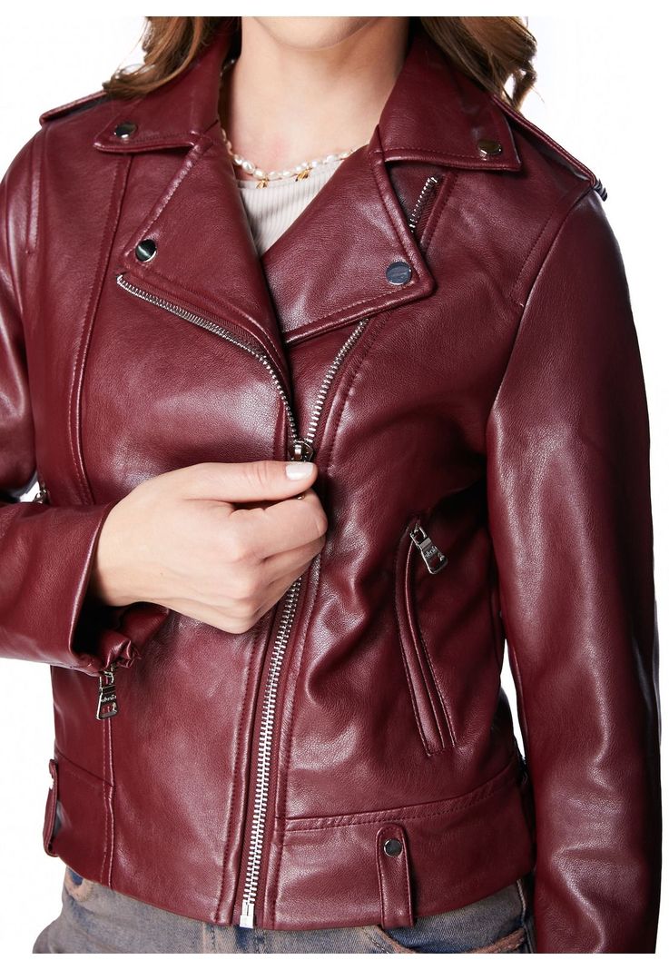 CHAQUETA NIKOS BIKER PU-5