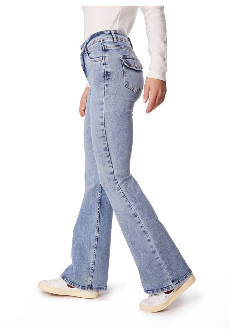 JEANS FEEL LIGHT FLARE BOLSILLO C/ TAPETAS-1