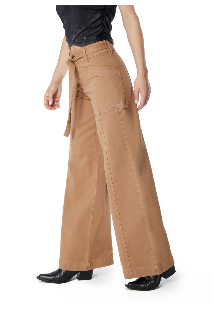 PANTALÓN VELO PALAZZO BOLSILLO PARCHE Y LAZO-2