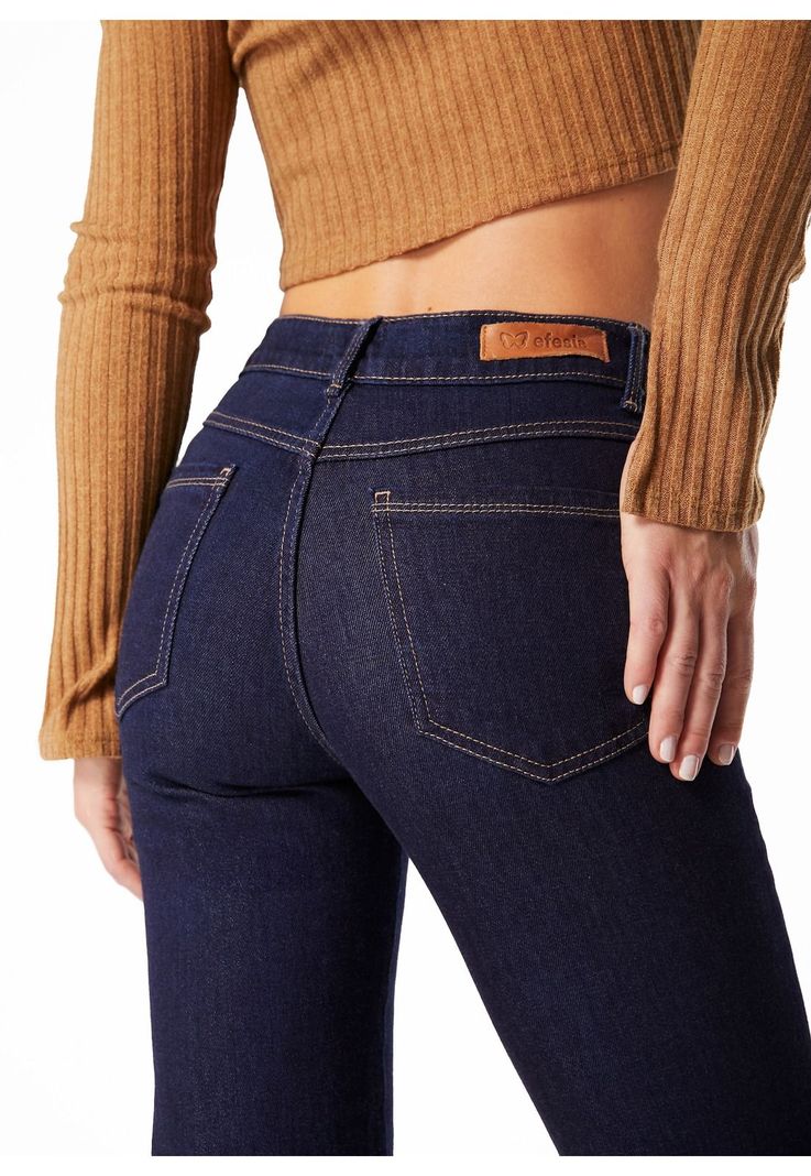 JEANS ROLA RECTO TIRO BAJO C/ ROLL UP-0