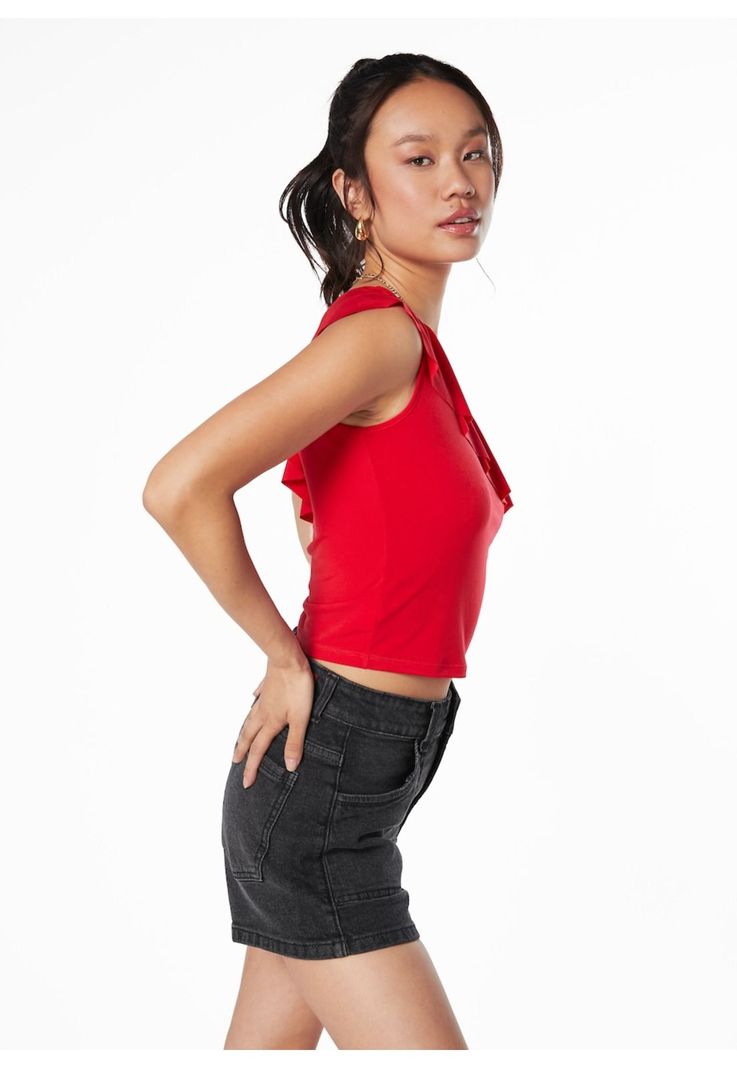 POLERA SES REGULAR ESCOTE ASIMETRICO C/ VUELO ROJO-2