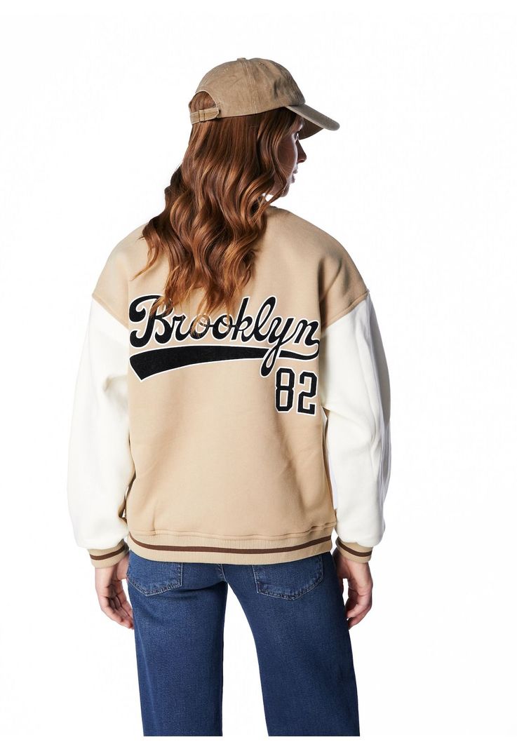 CHAQUETA ZEUS BOMBER BICOLOR ESTAMPADA-3