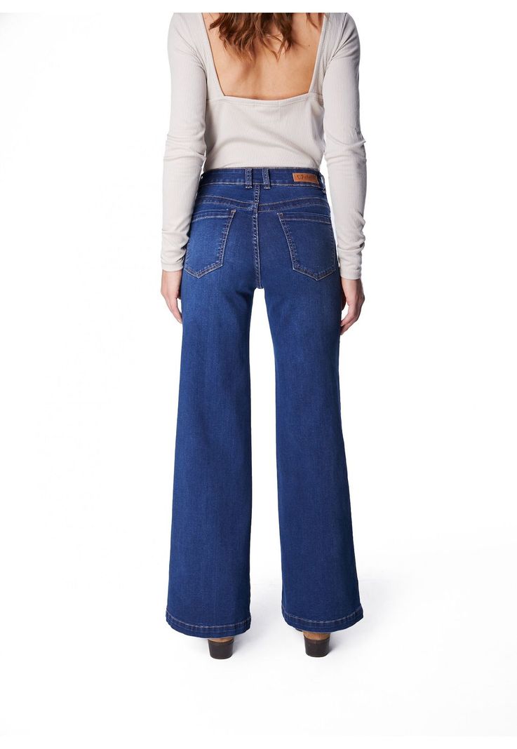 JEANS PIRAGI BLUE PALAZZO BOLSILLO INCRUSTADO-3