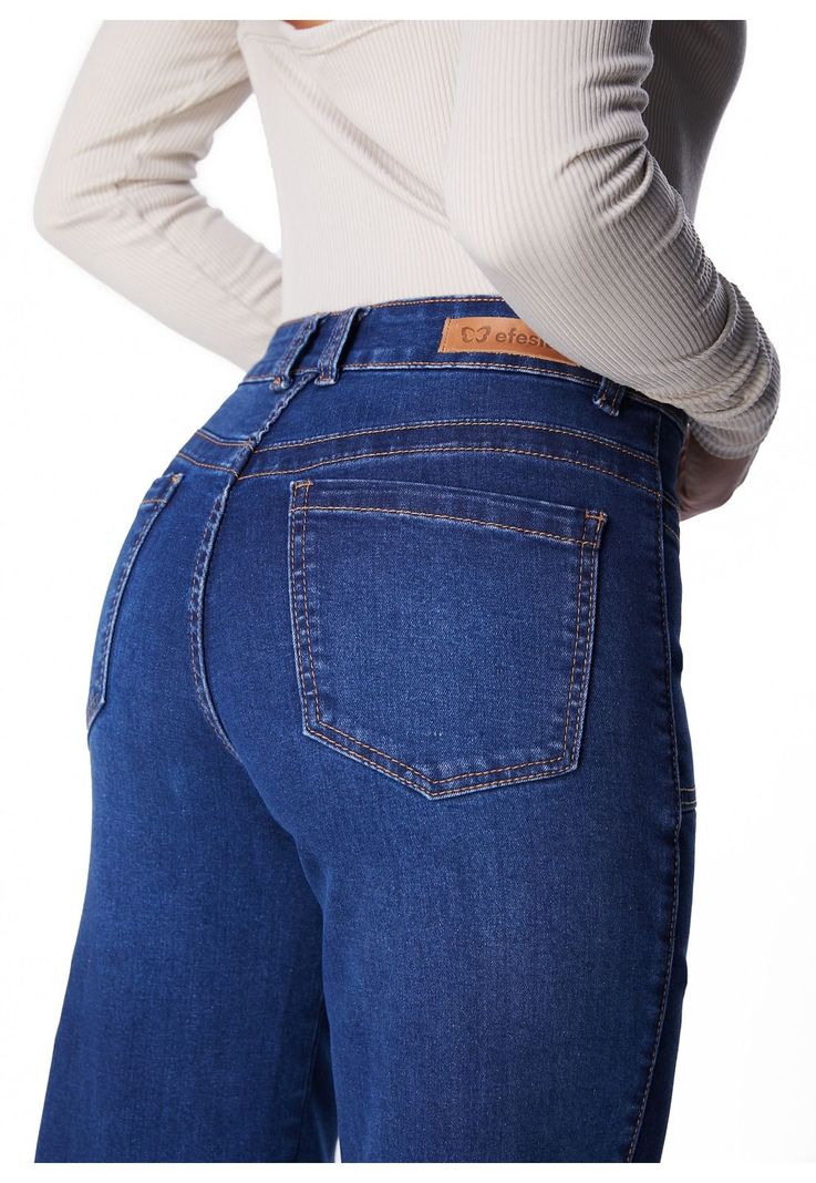 JEANS PIRAGI BLUE PALAZZO BOLSILLO INCRUSTADO-4