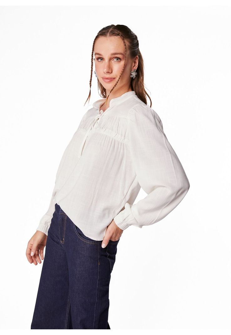 BLUSA RITÁN REGULAR CANESÚ C/ RECOGIDO-2