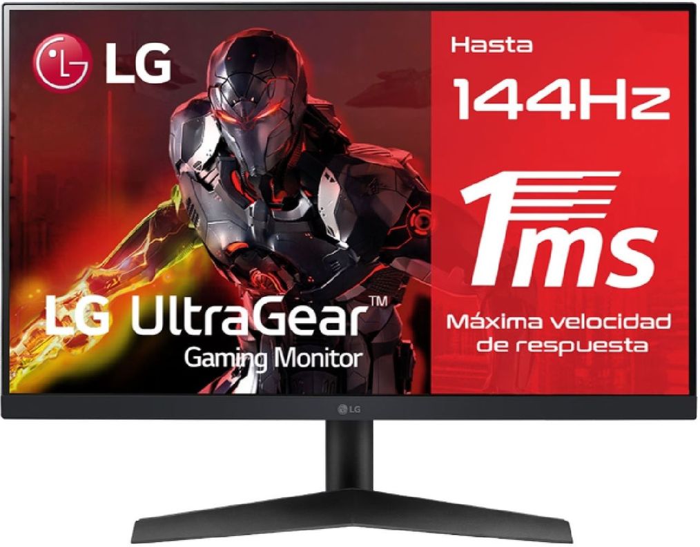 Monitor Lg Gamer Ultragear 24GN60R-B 24" 1920x1080 HDMI/DP Plano-0