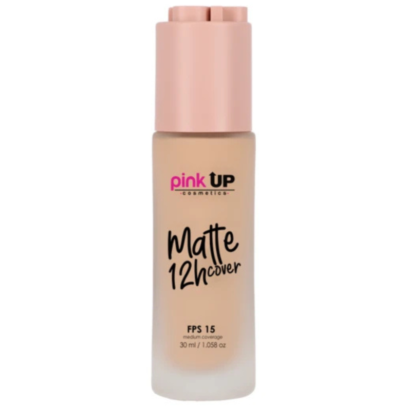 Base Liquida de Cobertura Media y Acabado Matte Pink Up - 400 TRUE BEIGE-1