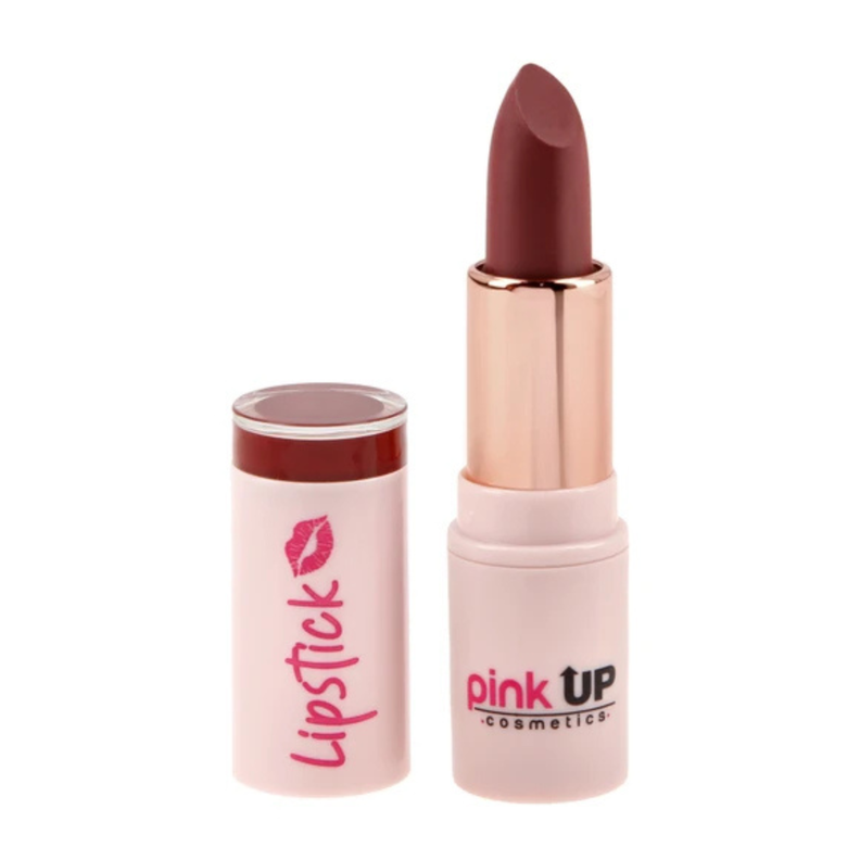 Labial en Barra Mate y de Larga Duración Pink Up - RED WINE-0