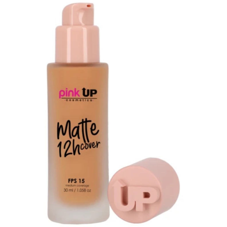 Base Liquida de Cobertura Media y Acabado Matte Pink Up - 700 CINNAMON-0