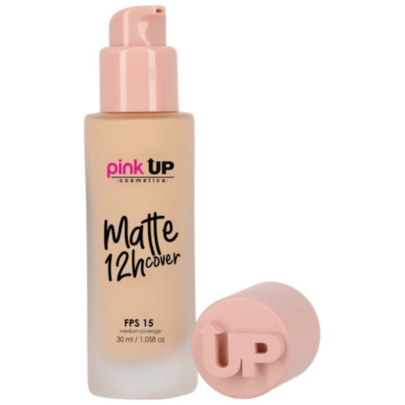 Base Liquida de Cobertura Media y Acabado Matte Pink Up - 100 PALE-0